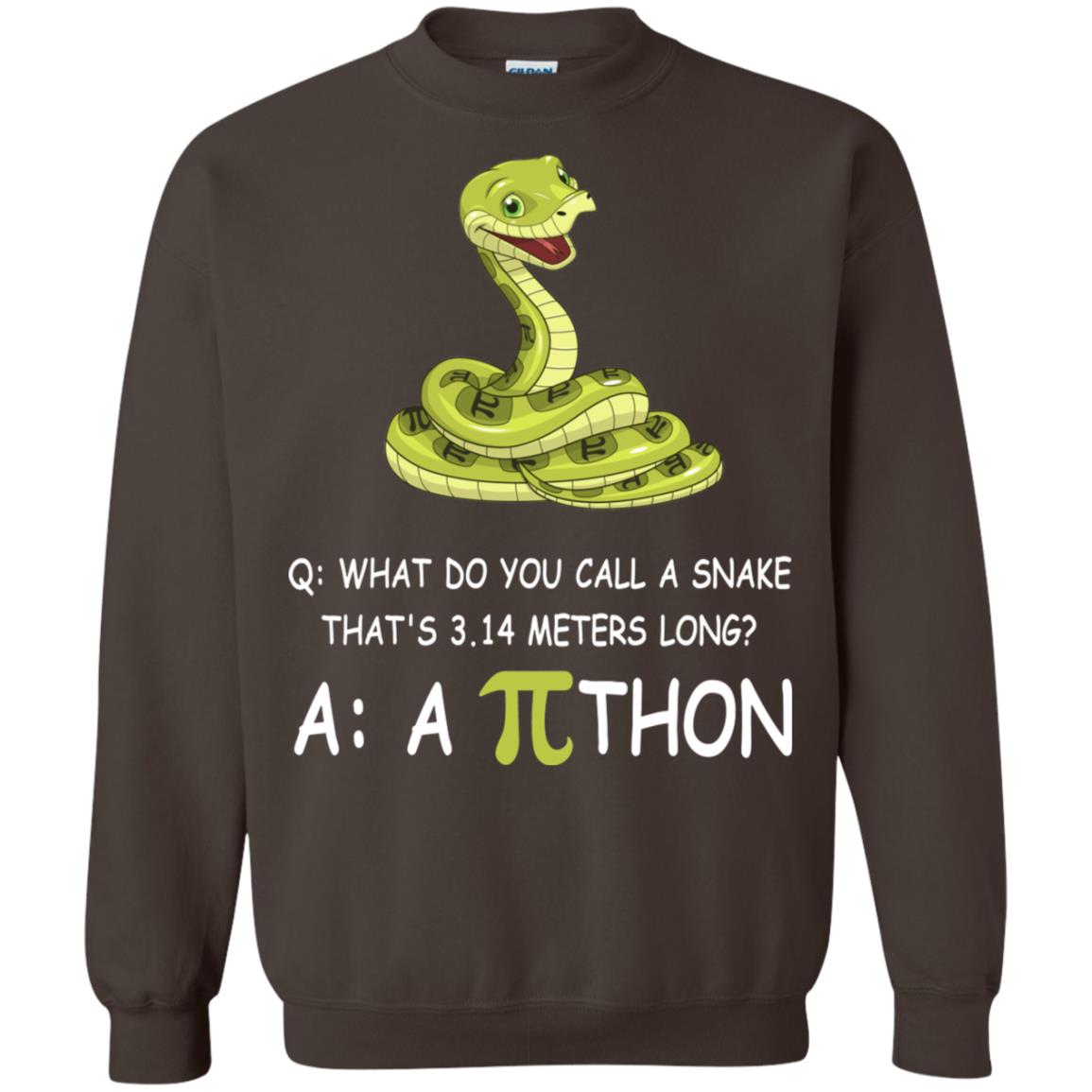What Do You Call A Snake That's 3.14 Meters Long Shirt Dark Chocolate