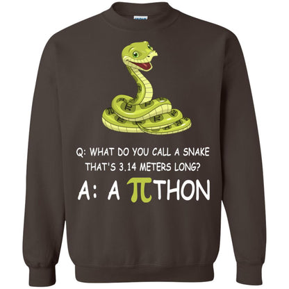 What Do You Call A Snake That's 3.14 Meters Long Shirt Dark Chocolate