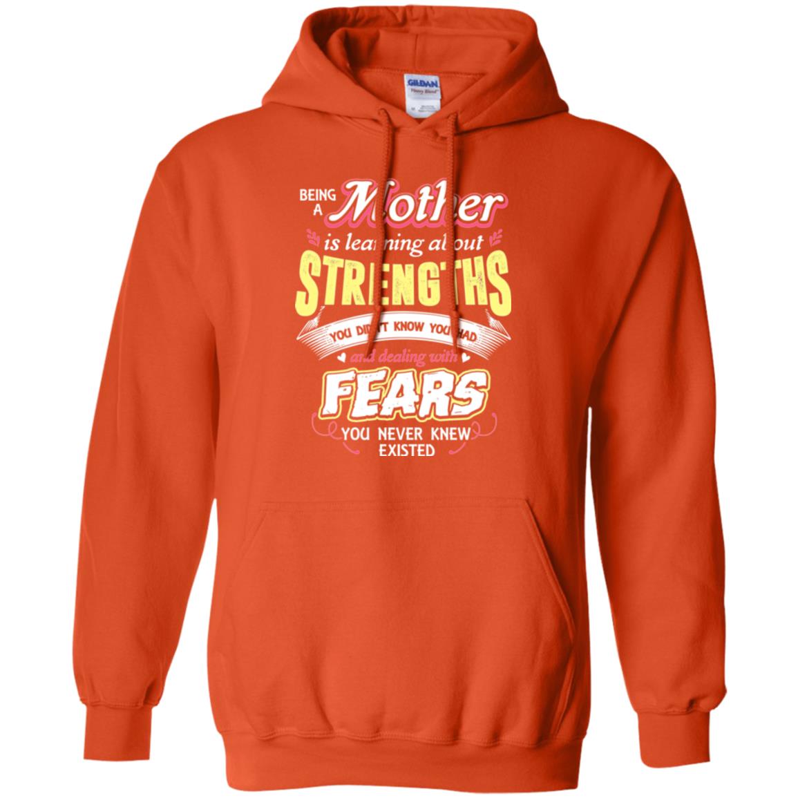 Being A Mom Means Mommy T-shirt Orange