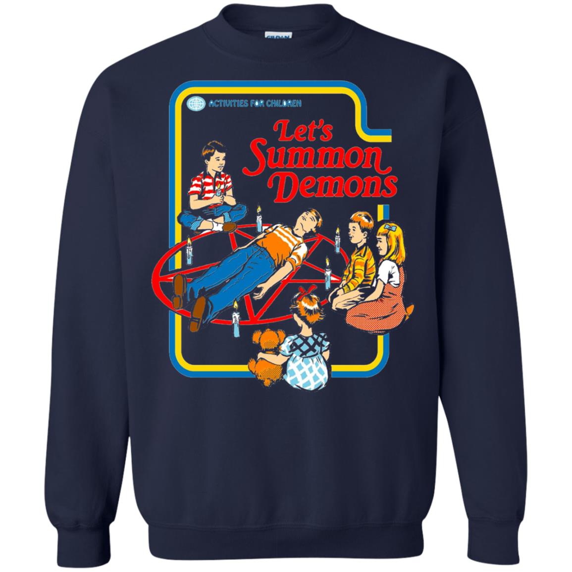 Lets Summon Demons Shirt Navy