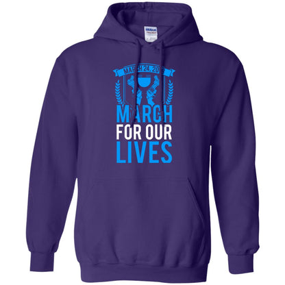 Anti Gun T-shirt March For Our Lives March 24 2018 Purple