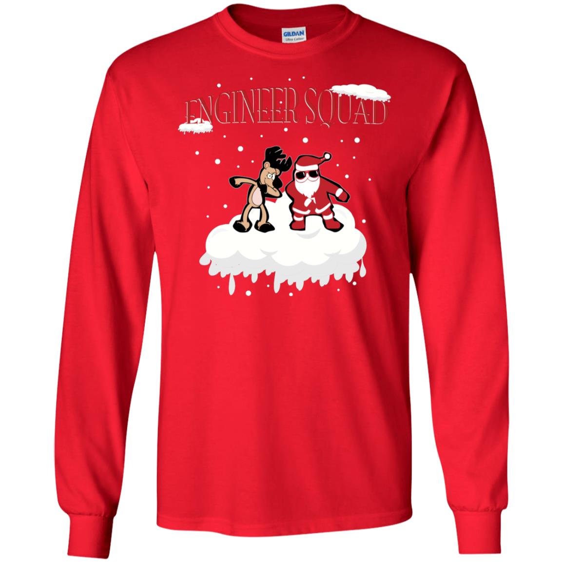 Engineer Squad Engineering X-mas Gift Shirt Red
