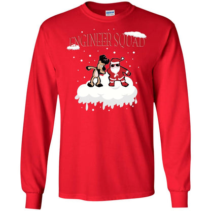 Engineer Squad Engineering X-mas Gift Shirt Red