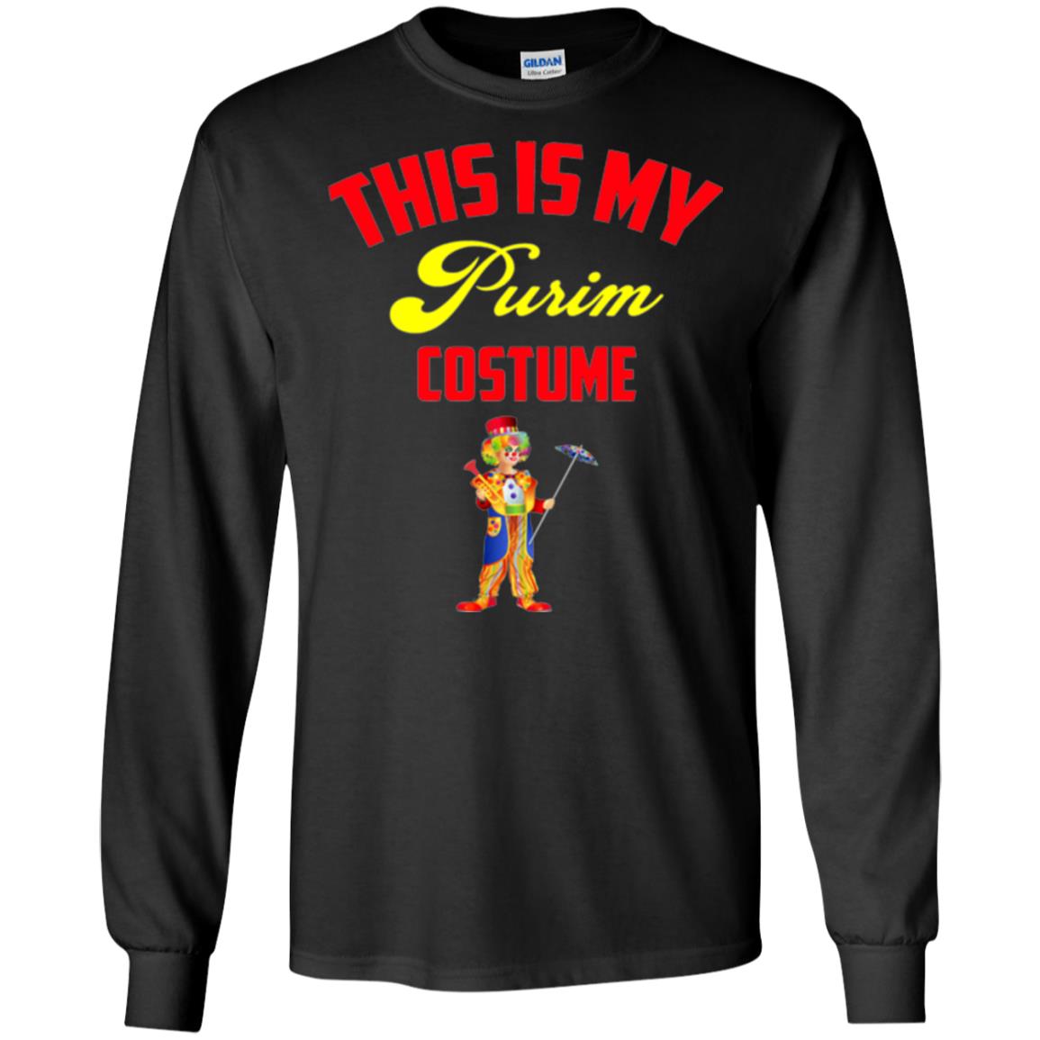 This Is My Purim Costume Purim Day T-shirt Black