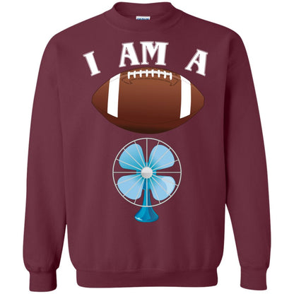 Football Lover T-shirt I Am A Football Fan Maroon