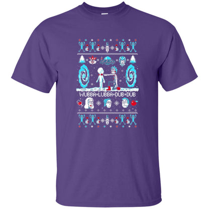 Cartoon T-shirt Build A Snowmorty Purple