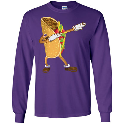 Dabbing Taco Shirt Funny Cinco De Mayo 2018 Purple