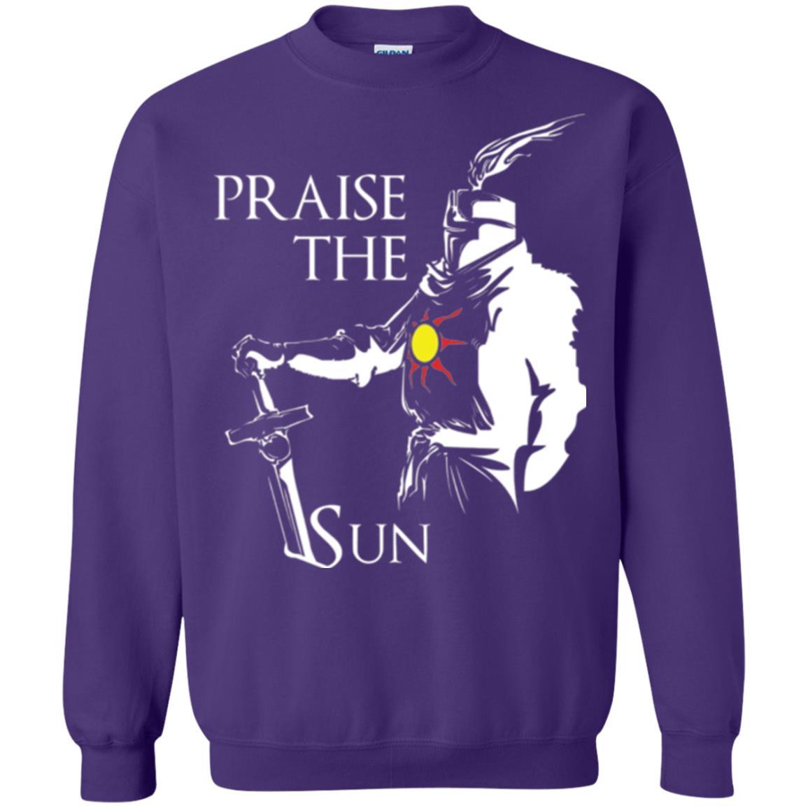 Gamer T-shirt Praise The Sun Knight T-shirt Purple