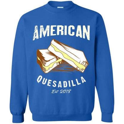 American Quesadilla Est 2018 Grilled Cheese T-shirt Royal