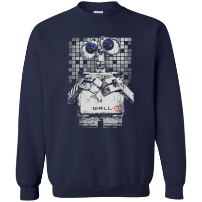 Film T-shirt Wall-e Tile Portrait Graphic Navy