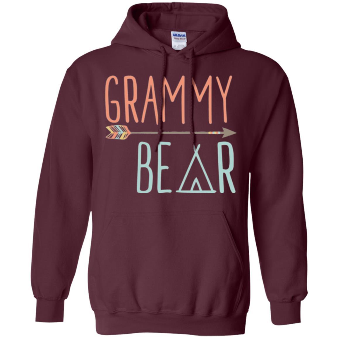 Bear Lover T-shirt Grammy Bear T-shirt Maroon