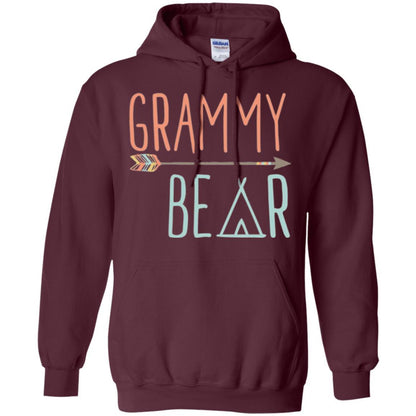 Bear Lover T-shirt Grammy Bear T-shirt Maroon