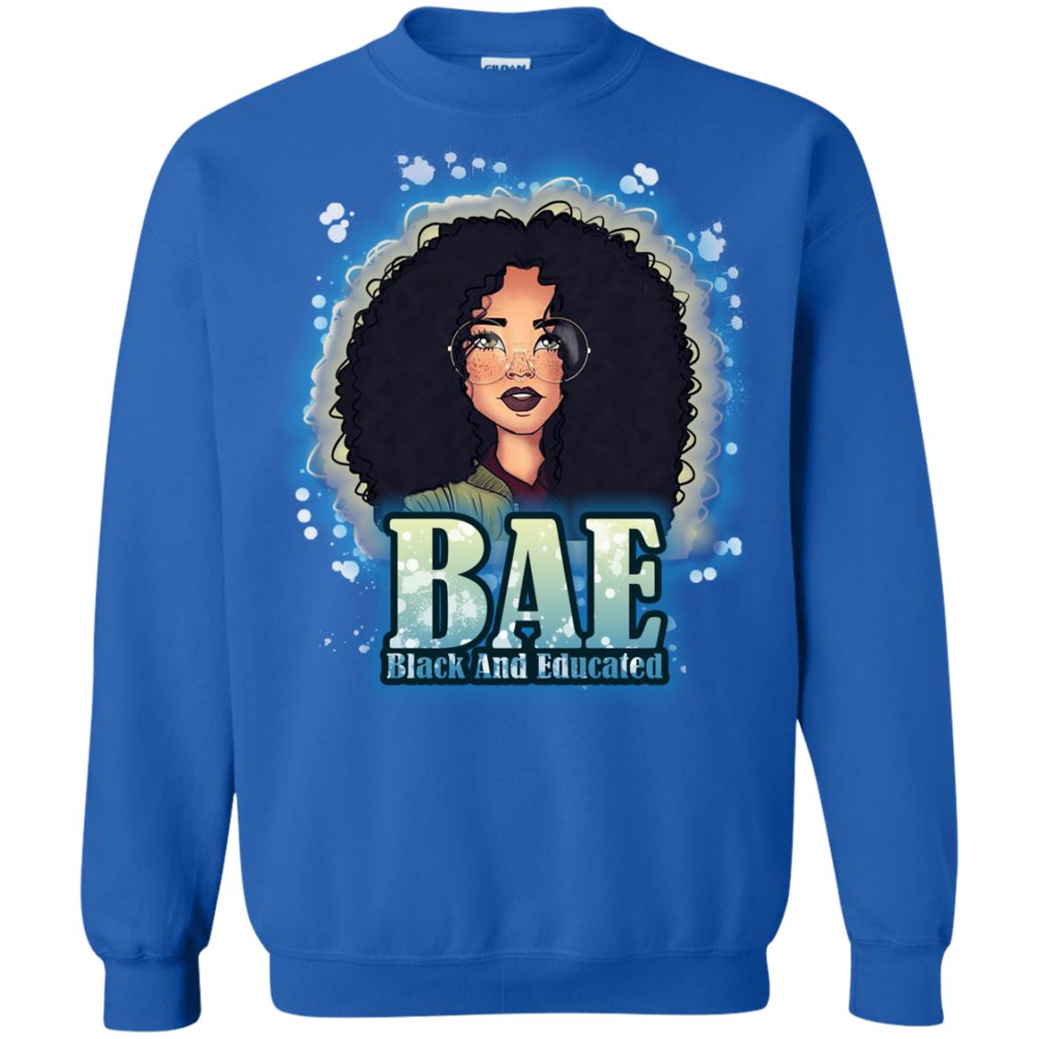 Bae Shirt Black And Educated Royal