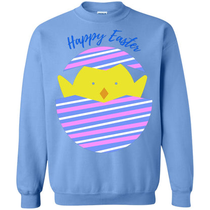 Easter Shirt Happy Easter Carolina Blue