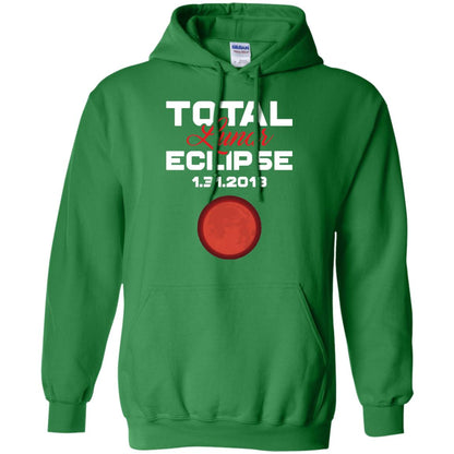 Eclipse January 31st 2018 Total Lunar Eclipse T-shirt Blood Moon Irish Green