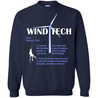 Wind Tech Definition T-shirt Navy