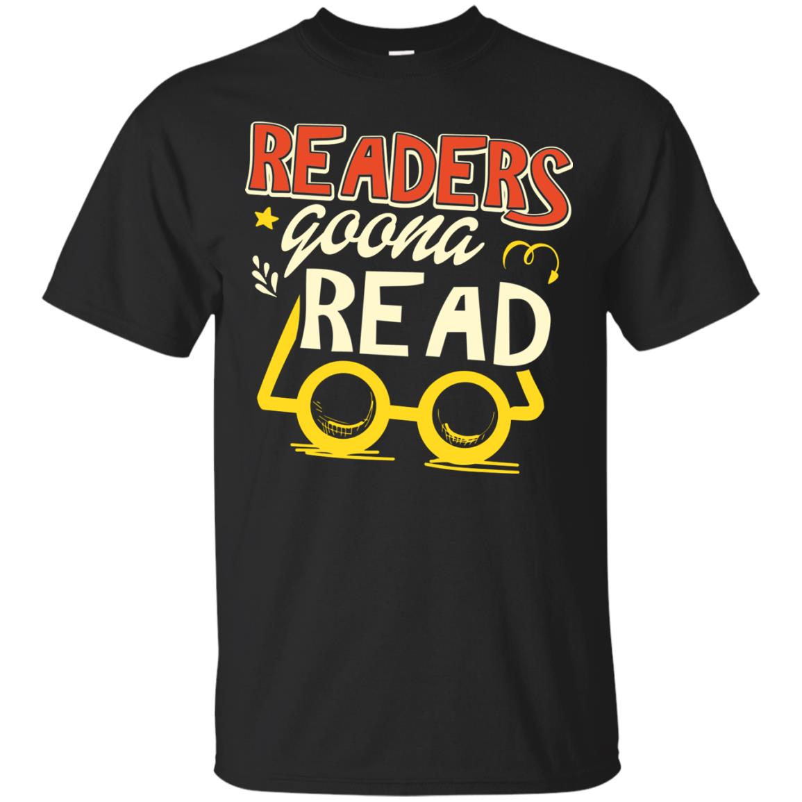 Readers Gonna Read Book Lover T-shirt Black