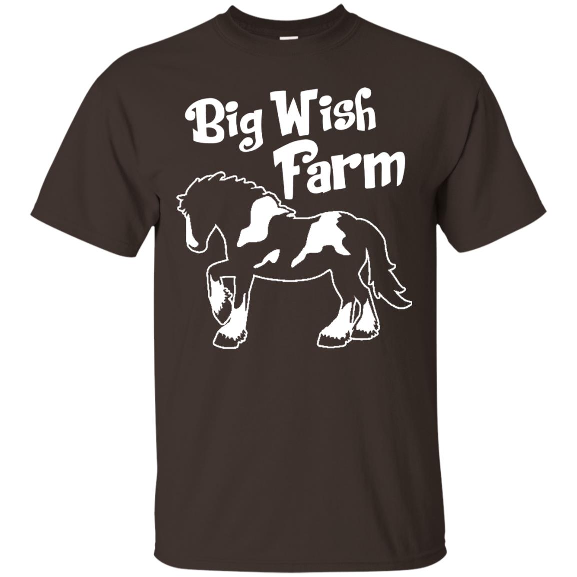 Big Wish Farm Horse Shirt Dark Chocolate
