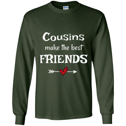 Cousins Make The Best Friends T-shirt Forest Green