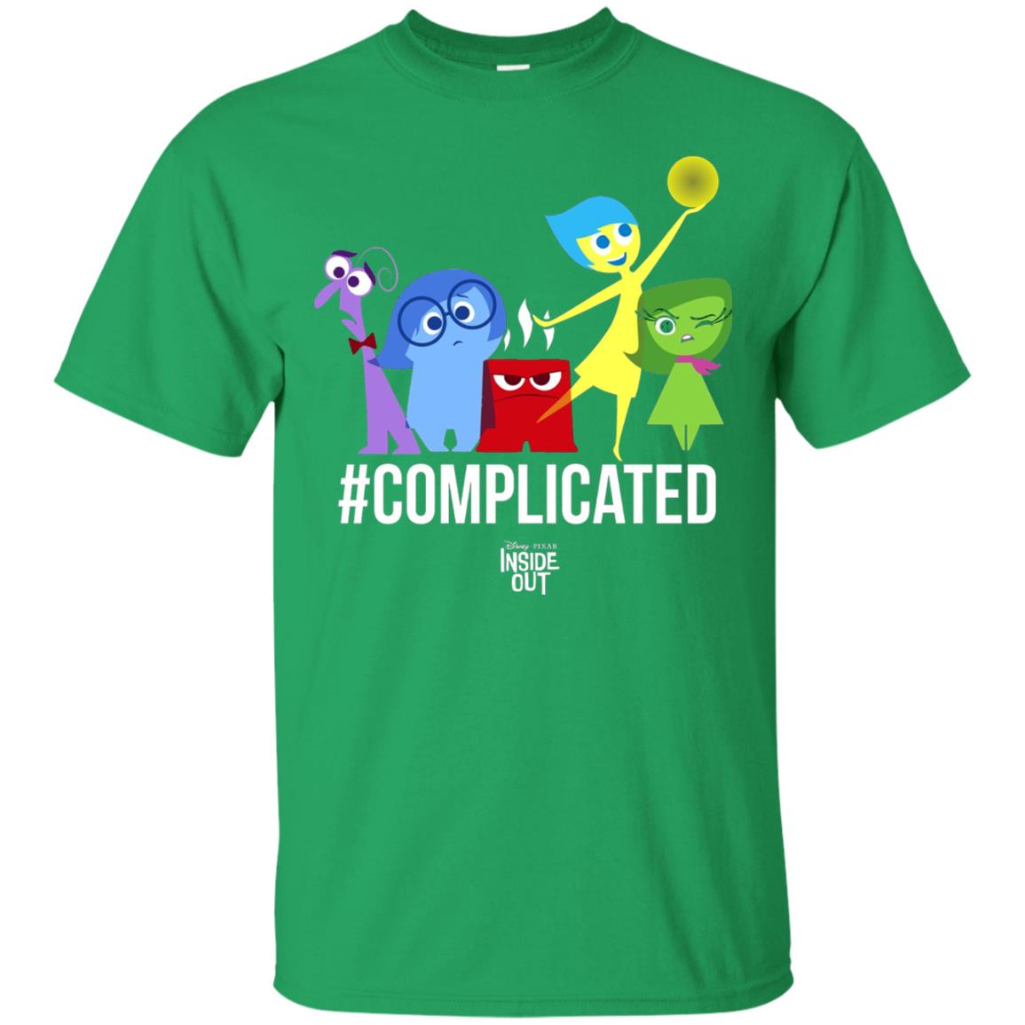 Inside Out Complicated Emotions Graphic T-shirt Irish Green
