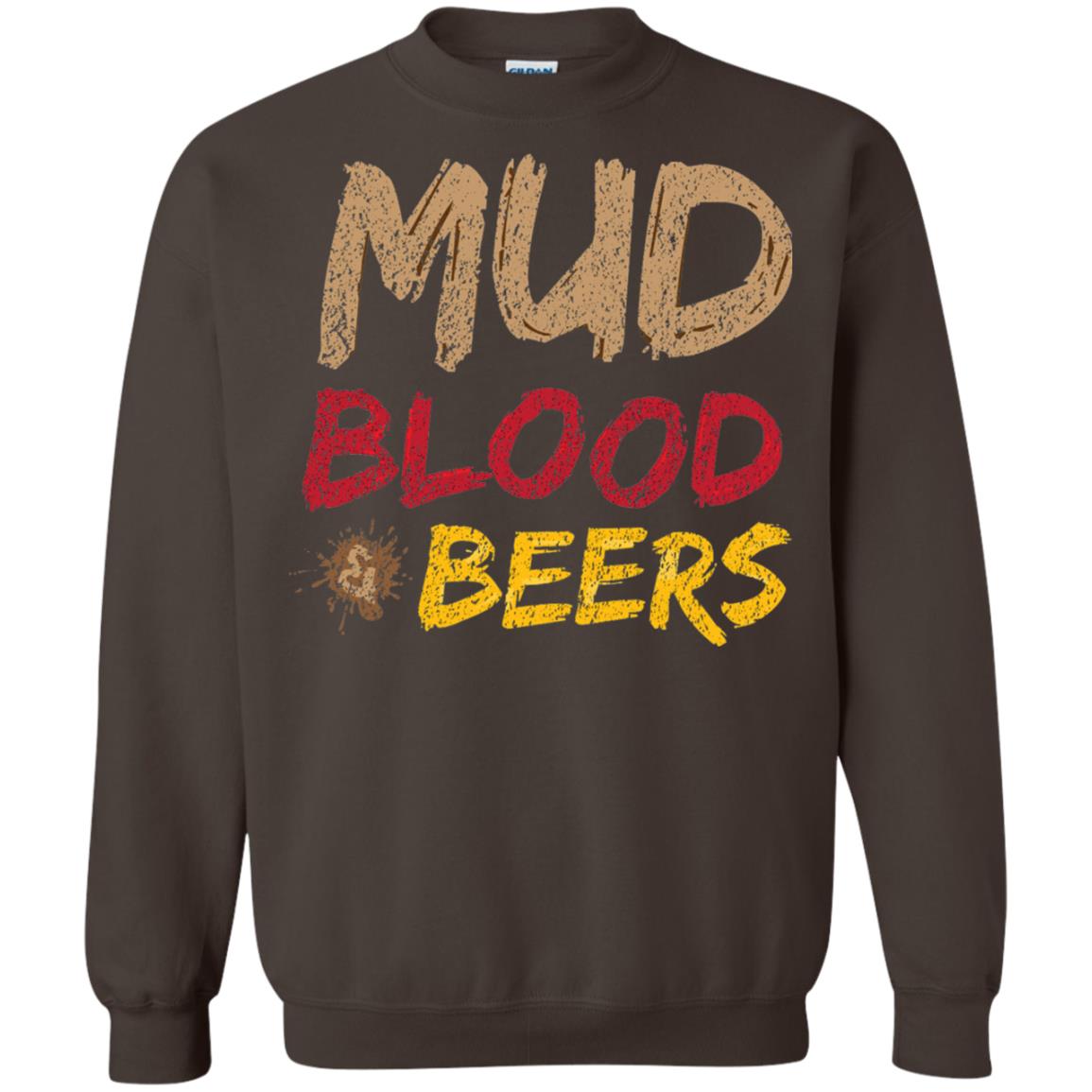 Mud Blood Beers Awesome Team T-shirt Dark Chocolate