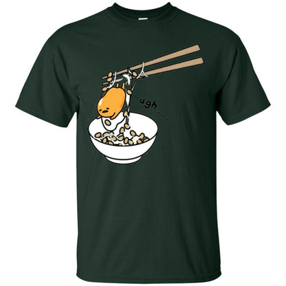 Film T-shirt Gudetama Chopsticks Forest Green