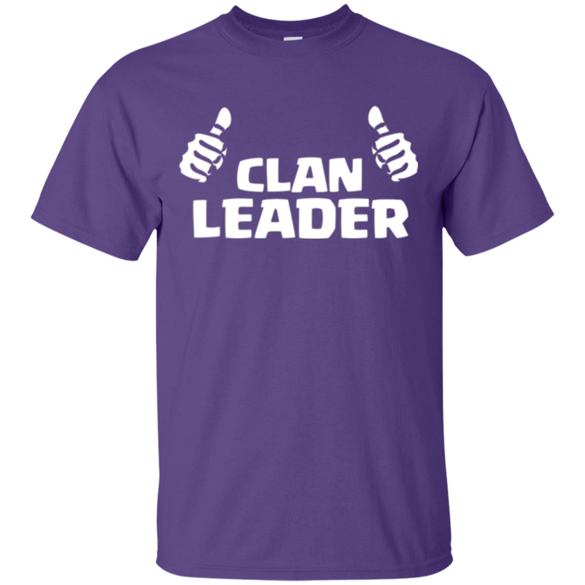 Mobile Gamers T-shirt Clan Leader Purple