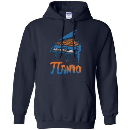 Pi Day T-shirt Funny Piano Lover Navy