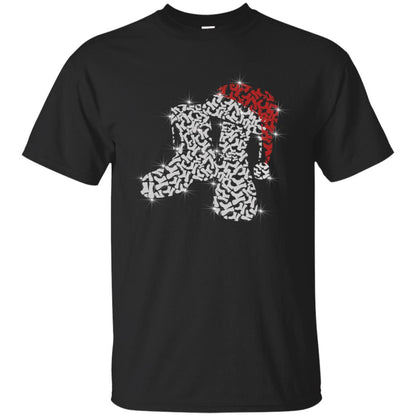 Veteran Boot With Santa Hat Merry Christmas Gift Shirt For Mens Womens Black