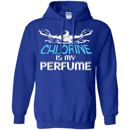 Swimmer T-shirt Chlorine Is My Perfume Royal
