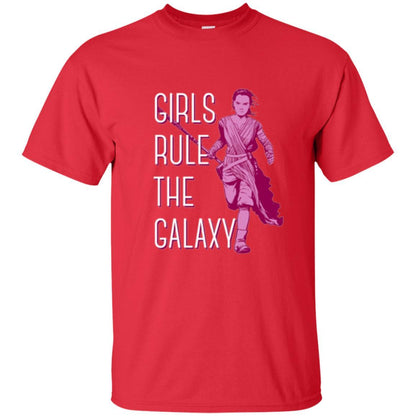 Film T-shirt Girls Rule The Galaxy T-shirt Red