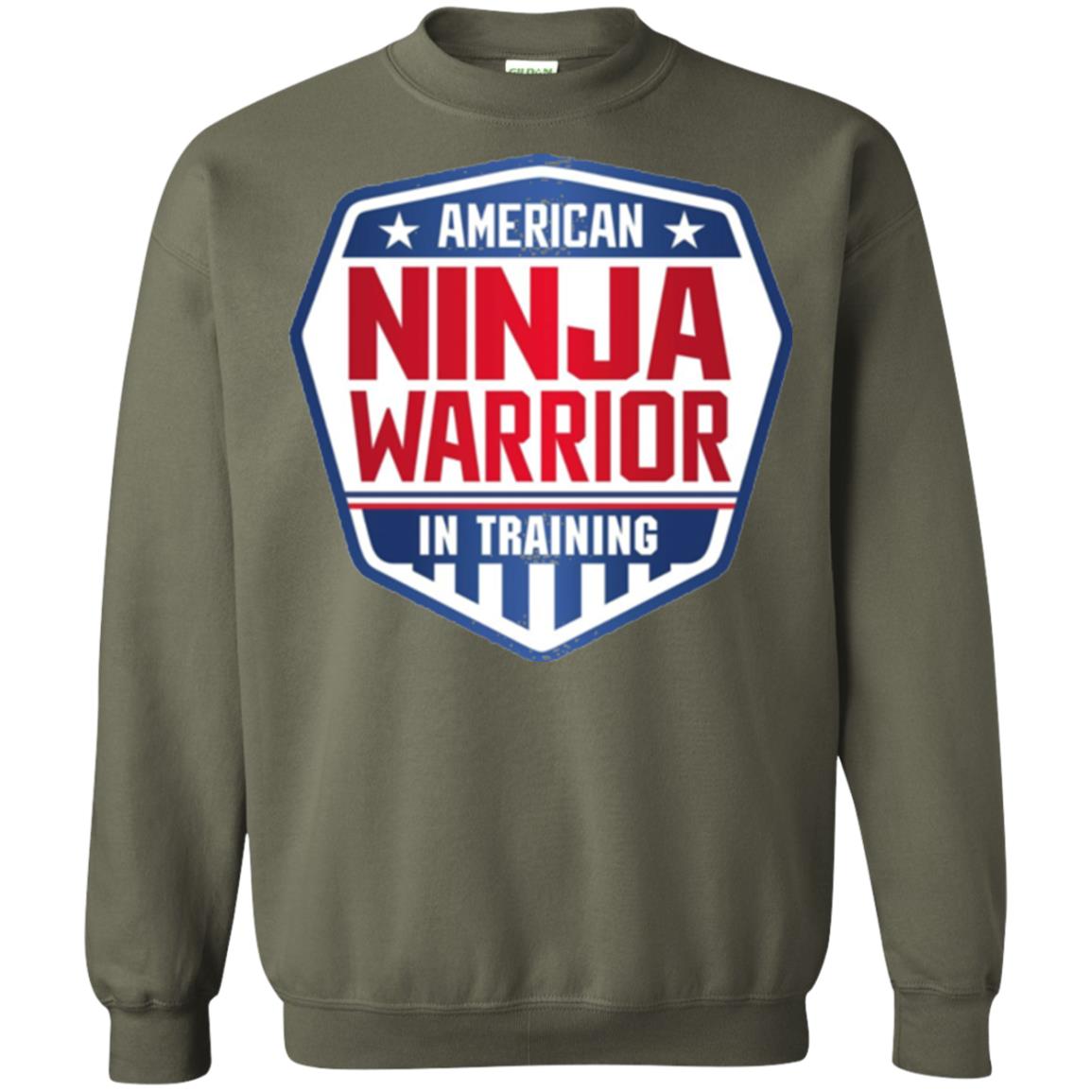 American Ninja Warrior In Training T-shirt Military Green