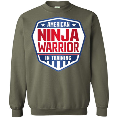 American Ninja Warrior In Training T-shirt Military Green