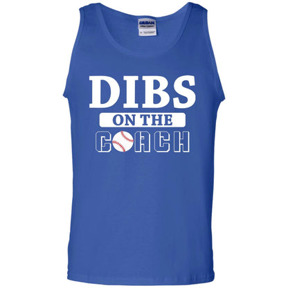 Dibs On The Coach Baseball T-shirt Royal