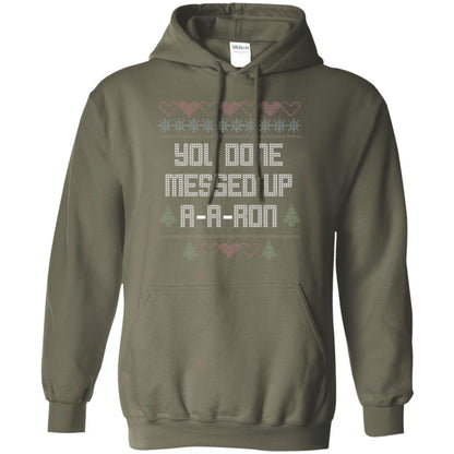 Funny Christmas T-shirt You Done Messed Up A - A - Ron Military Green