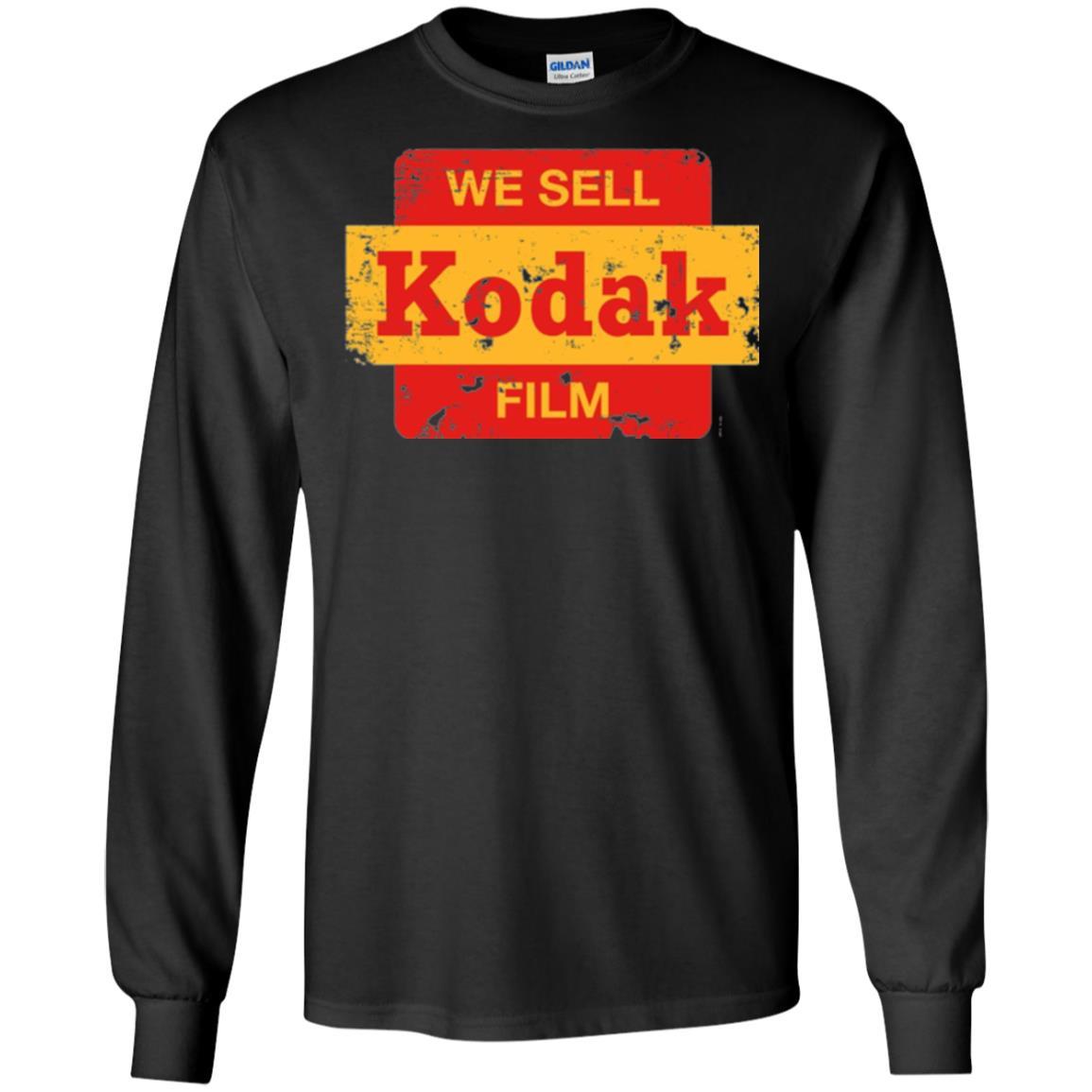 Film T-shirt Vintage We Sell Kodak Film Black