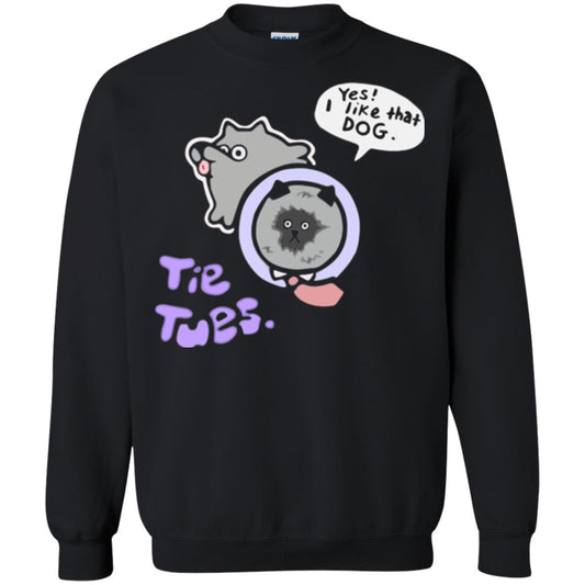 Yes I Like That Dog Tietuesday Dog Lover T-shirt Black