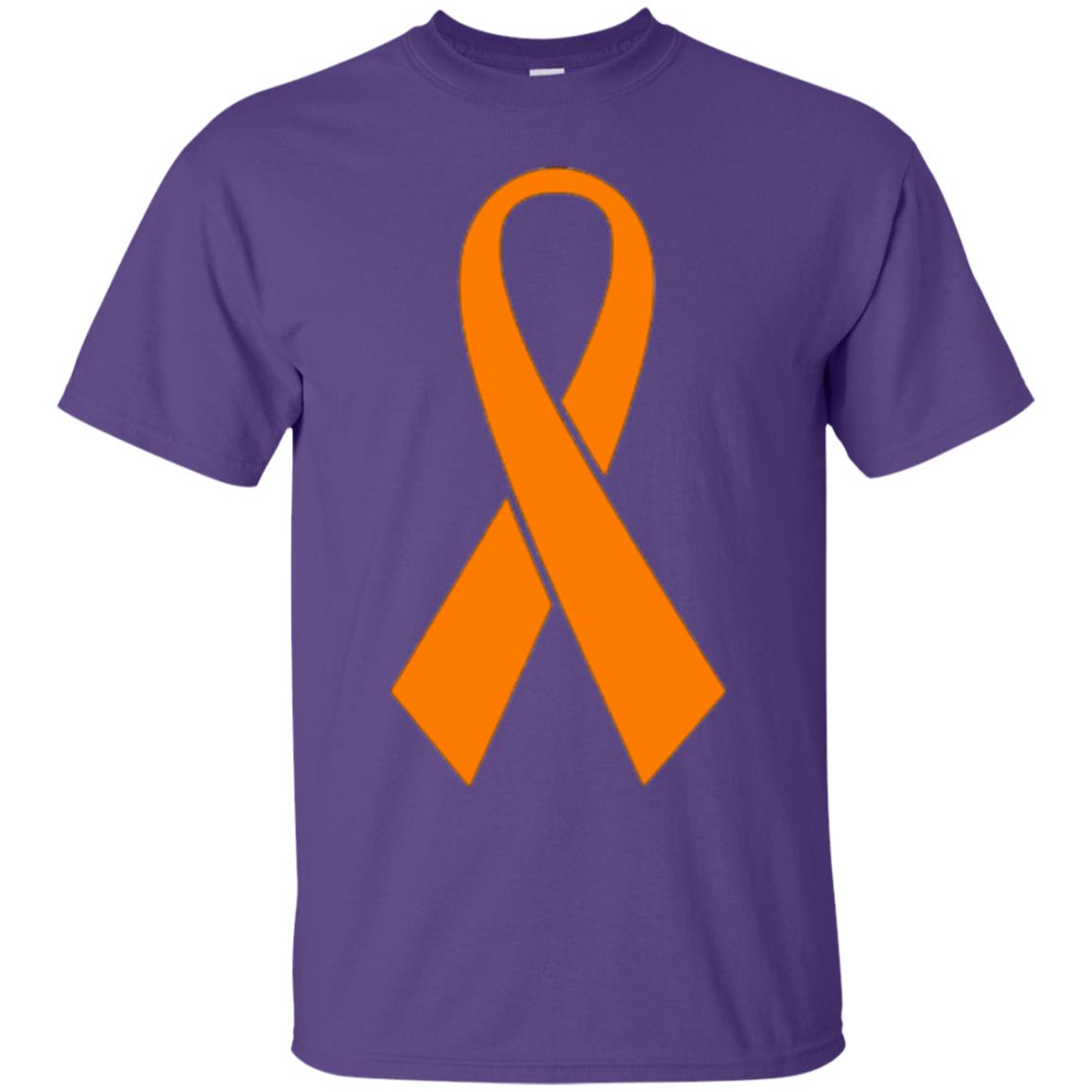 Orange Ribbon Gun Violence Awareness Anti Gun T-shirt Purple