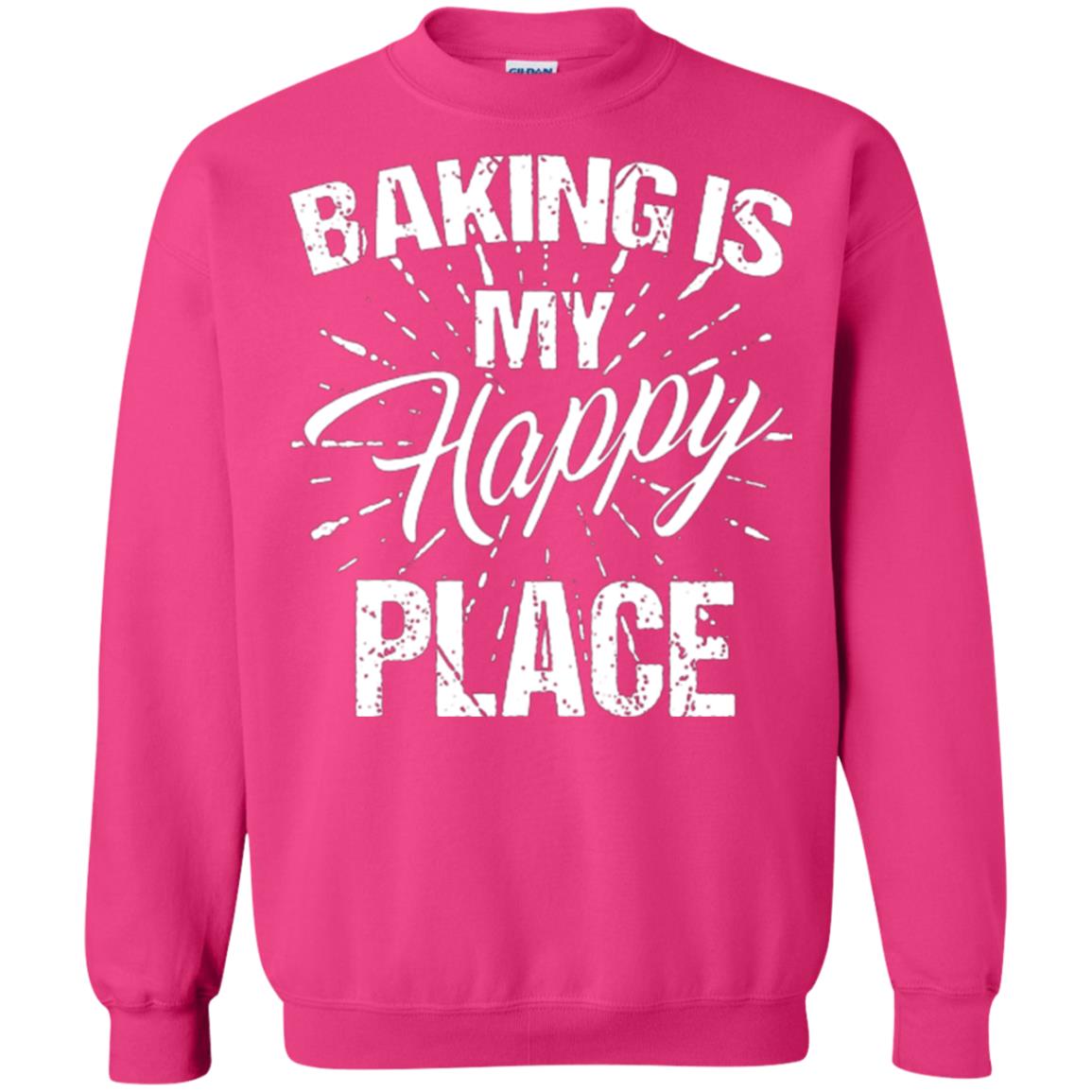 Baking Is My Happy Place Baker Shirt Heliconia