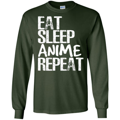 Funny Anime Binge T-shirt Eat Sleep Anime Repeat