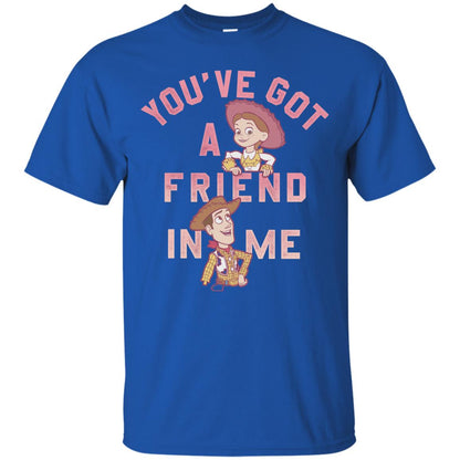 Toy Story Got A Friend In Me Cartoon T-shirt Royal