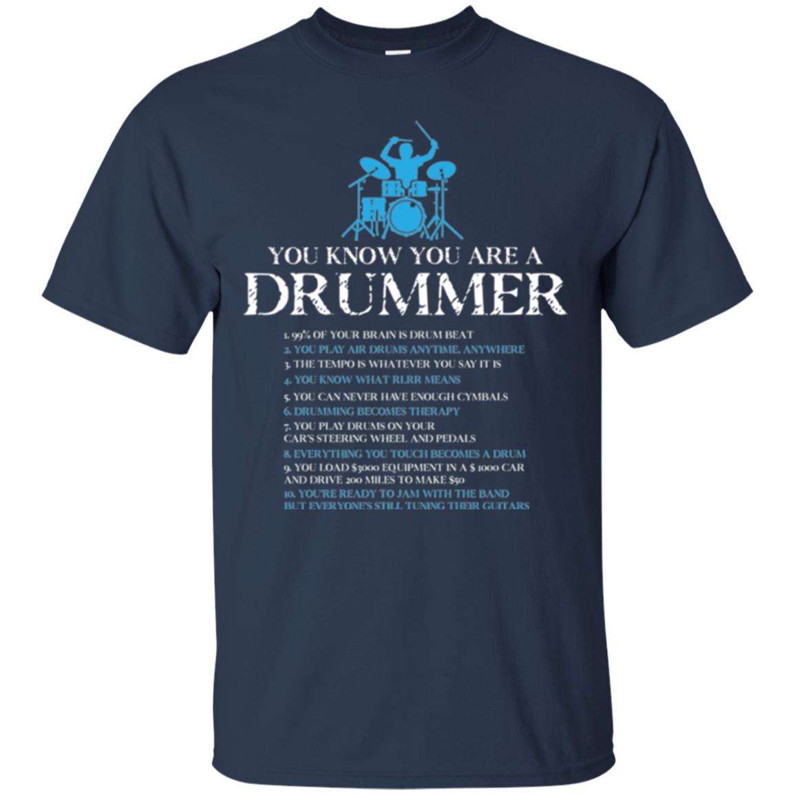 Drummer T-shirt You_re A Drummer Navy