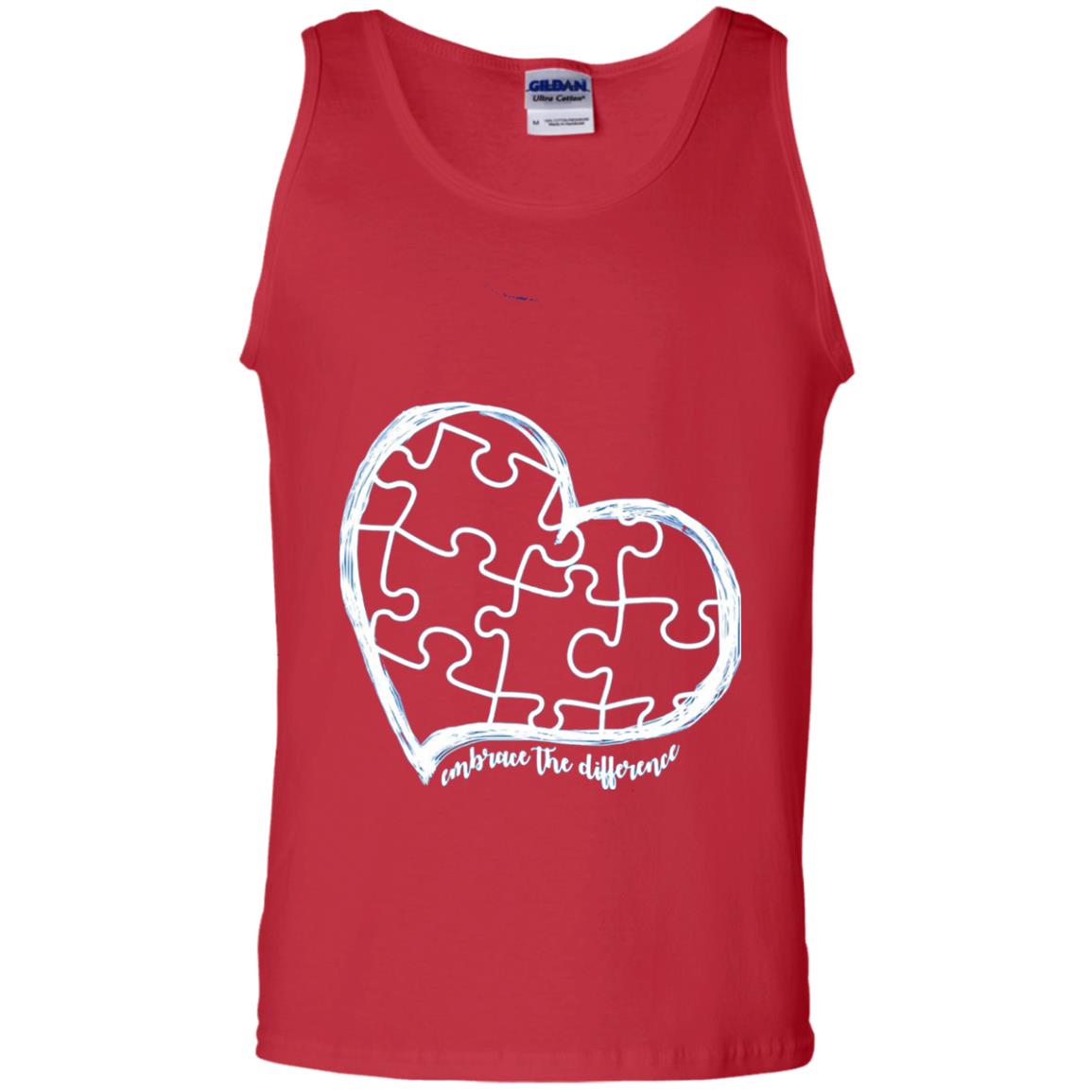 Autism Awareness Shirt Embrace Differences Red