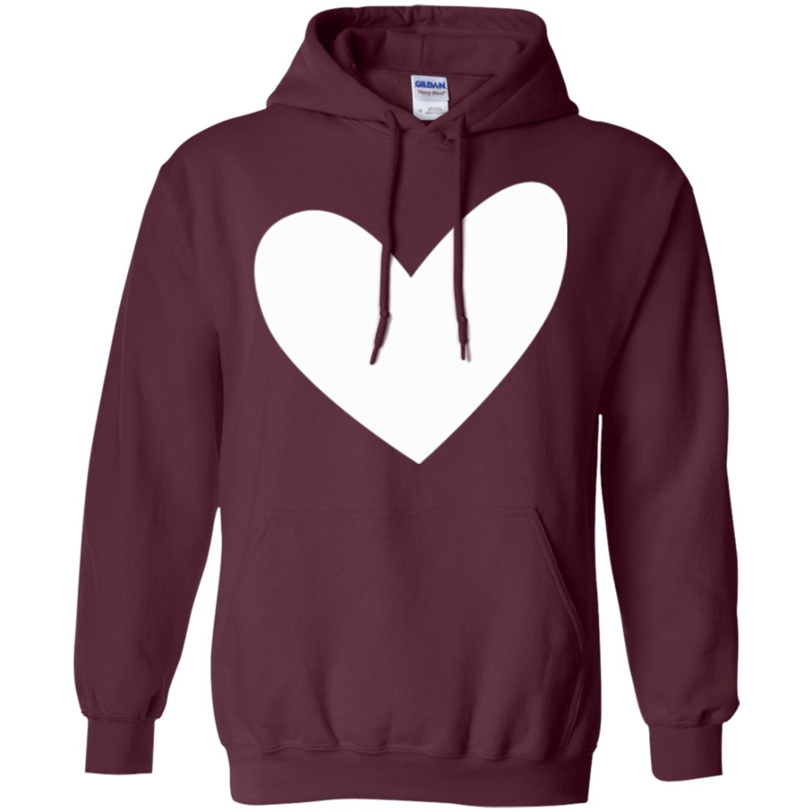 All About Heart T-shirt Cute Heart For Valentine Maroon