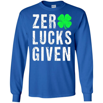 Shamrock Irish Funny Saint Patrick_s Day T-shirt Royal