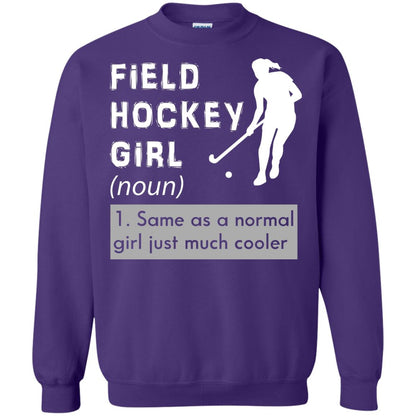 Field Hockey Girl Hockey Lover T-shirt Purple