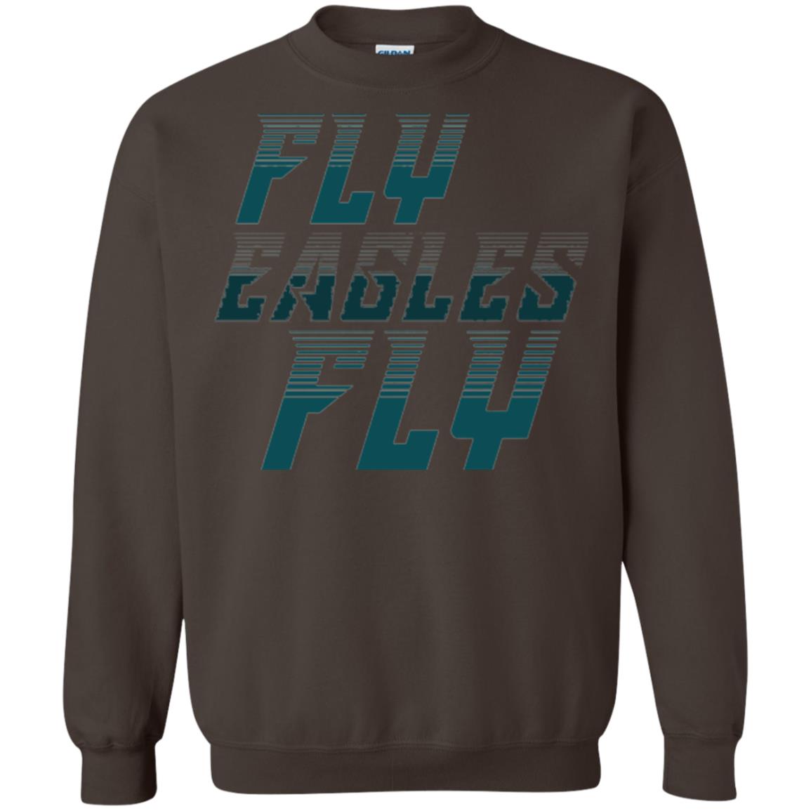 Football Lover T-shirt Fly Eagles Fly Dark Chocolate