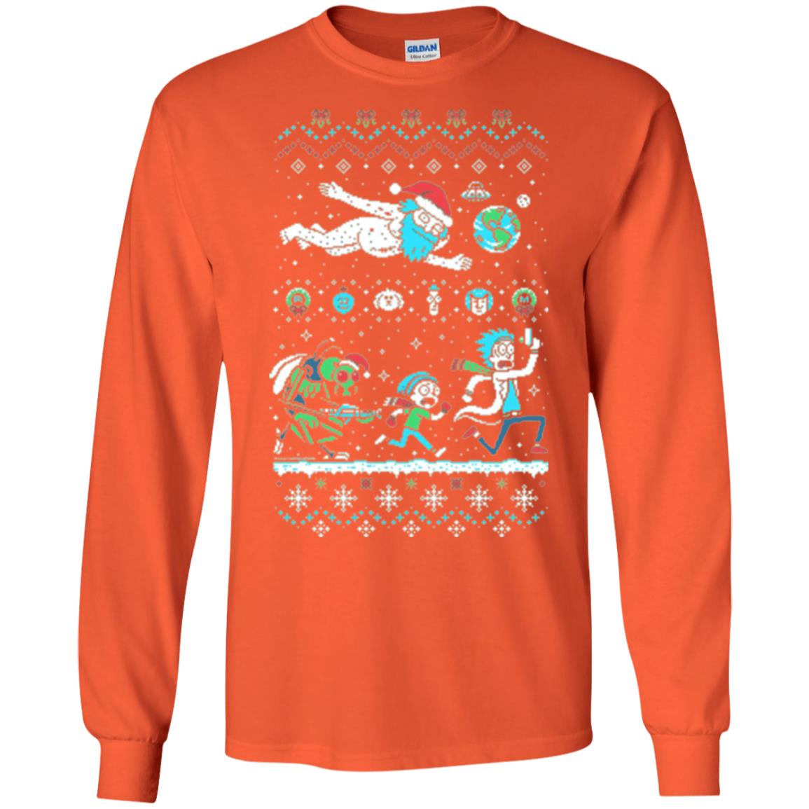Rick And Morty T-shirt Orange