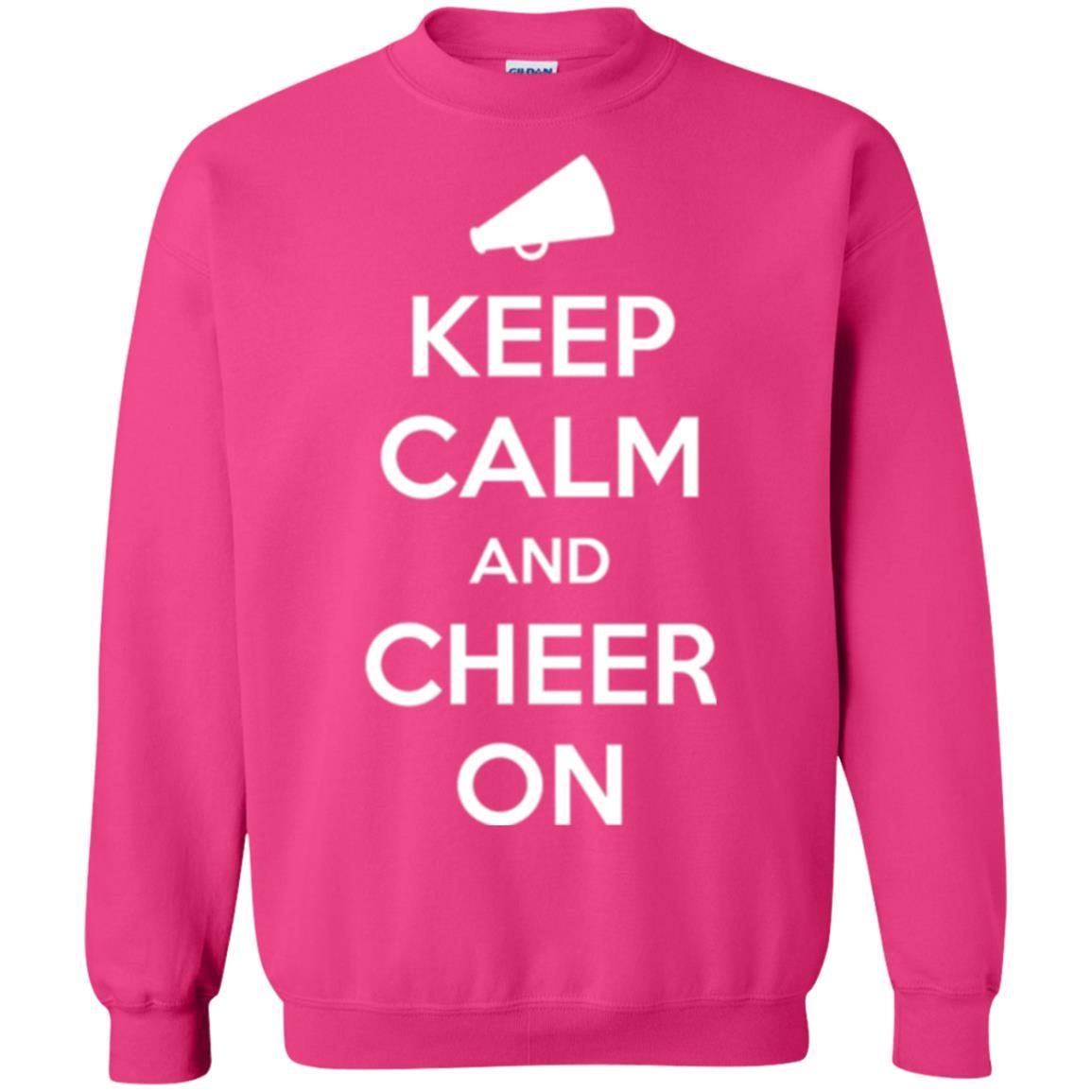 Cheerleader T-shirt Keep Calm And Cheer On Heliconia