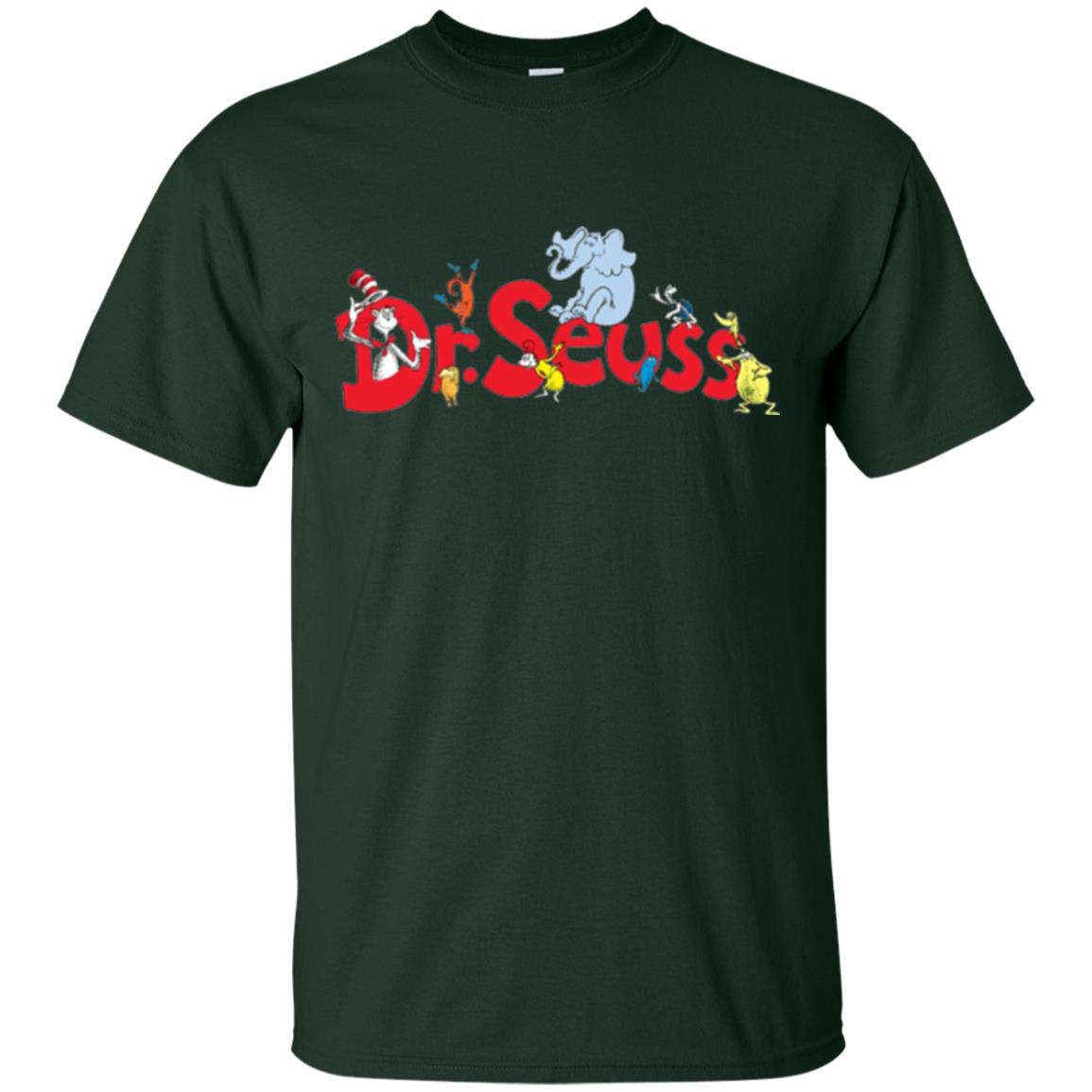 Dr. Seuss Family National Wear Red Day T-shirt Forest
